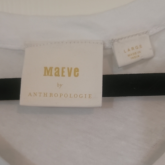 Anthropologie Blue and White Sleeveless Maxi Dress - Picture 2 of 9